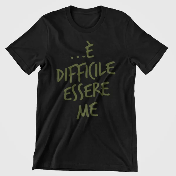 tshirt-&egrave;-difficile-essere-me-black