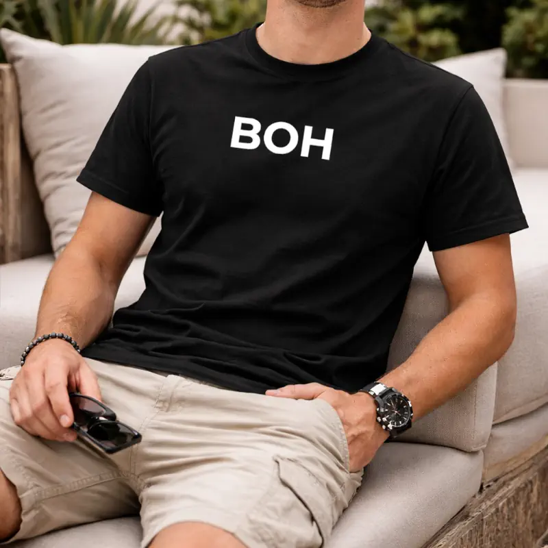 t shirt boh minimal