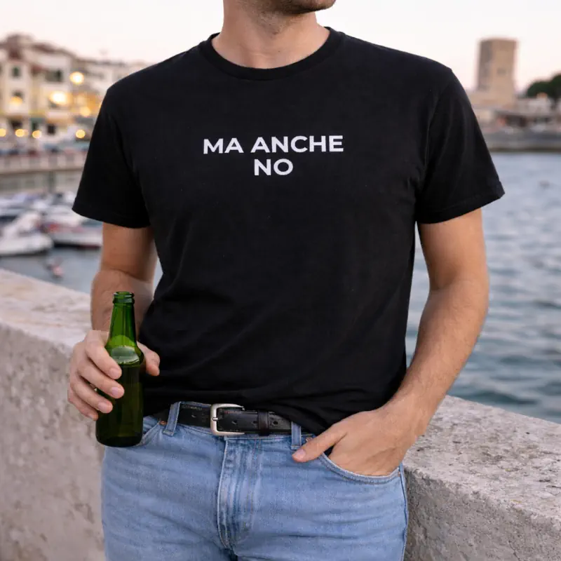 t shirt ma anche no idea regalo ironica