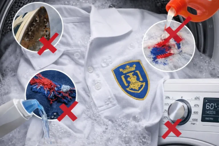 Guida pratica per mantenere abbigliamento ricamato lavando il capo al rovescio